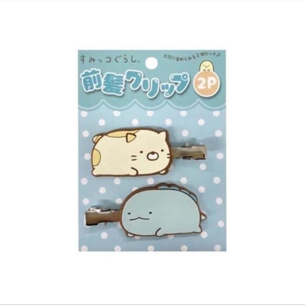 San-X Sumikkogurashi Hair Bangs Clips Neko Chubby Cat Tokage Dinosaur Kawaii